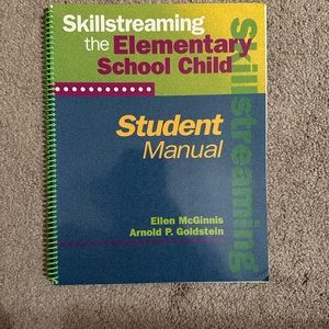 Skillstreaming the elementary school child- student manual! New!